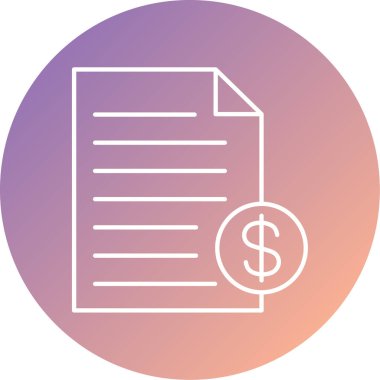 finans simgesivektör illüstrasyon