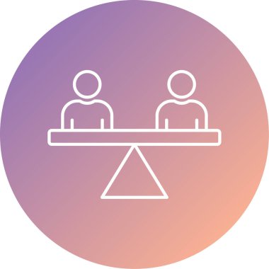 İnsan simgesinin vektör illüstrasyonu