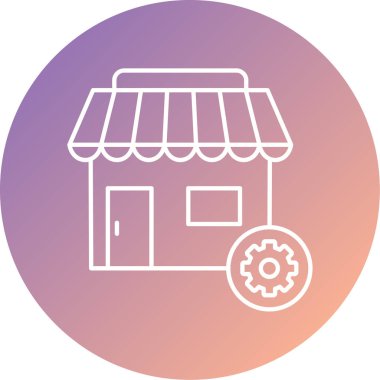 simge vektör illüstrasyonunu sakla