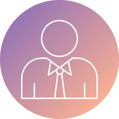 İnsan simgesinin vektör illüstrasyonu