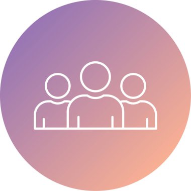 İnsan simgesinin vektör illüstrasyonu