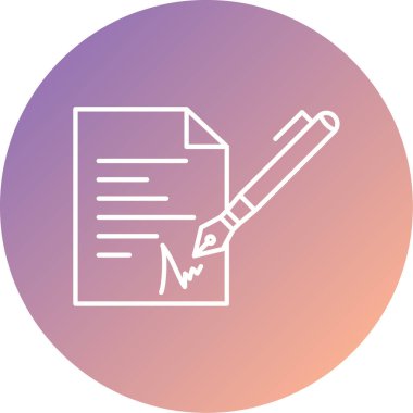 Belge simgesinin vektör illüstrasyonu