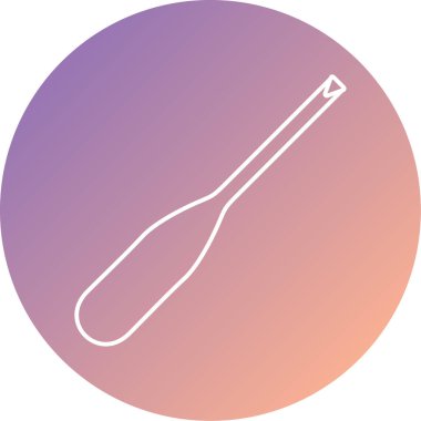 beyzbol sopası çizgisi vektör çizimi tasarımı