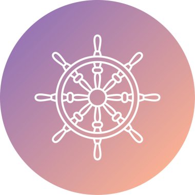 Dümen. Basit resimleme