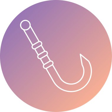 Bir kanca simgesinin gösterimi