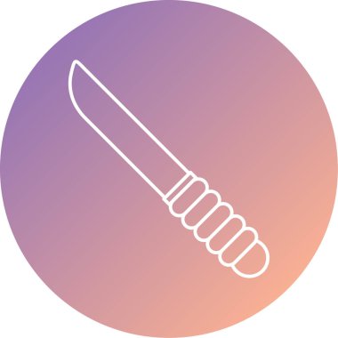 bıçak, web simgesi vektör illüstrasyonu