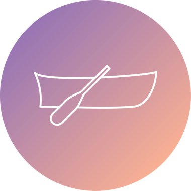 Modern tekne simgesinin vektör çizimi