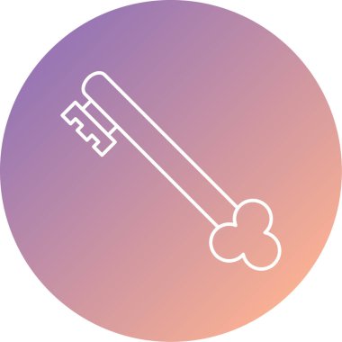 anahtar modern simgenin vektör illüstrasyonu