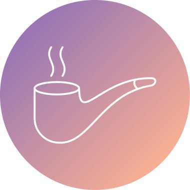 Modern boru simgesinin vektör illüstrasyonu