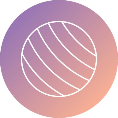 Spor. Web simgesi basit illüstrasyon