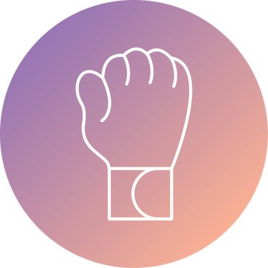 Tek kol simgesinin vektör illüstrasyonu