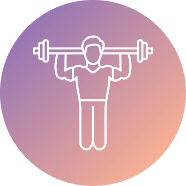 Modern spor simgesinin vektör illüstrasyonu