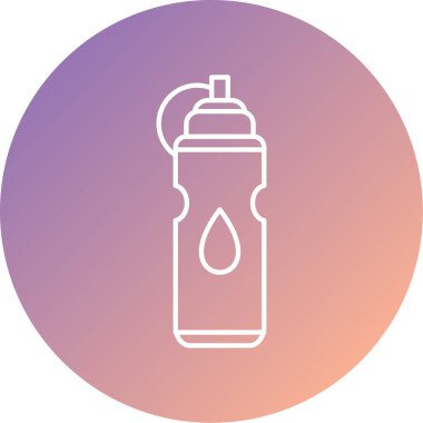 Benzersiz şişe vektör simgesi