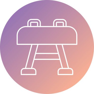 Modern spor simgesinin vektör illüstrasyonu