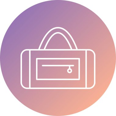 çanta simgesi vektör illüstrasyonu