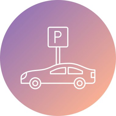 - Araba. Web simgesi basit illüstrasyon