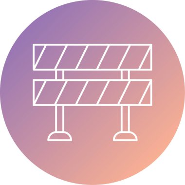 trafik sembolü simgesinin vektör illüstrasyonu