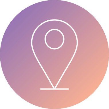 Vektör haritası işaretleyici. Web simgesi