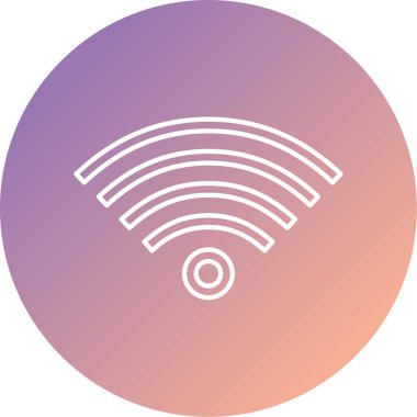 wifi simgesi vektör illüstrasyonu