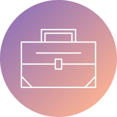 evrak çantası vektör simgesi modern basit arkaplan