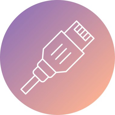 Dolgu simgesi vektör illüstrasyonu