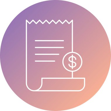 Dolar simgesi vektör illüstrasyonu