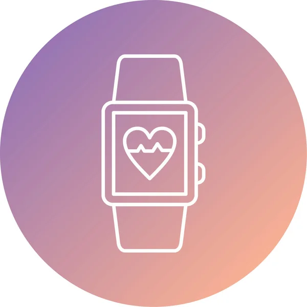 Smart Watch Vector Flat Icon — Vector de stock