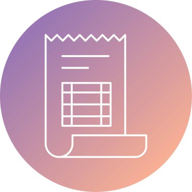 Belge simgesinin vektör illüstrasyonu