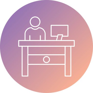 İnsan simgesinin vektör illüstrasyonu