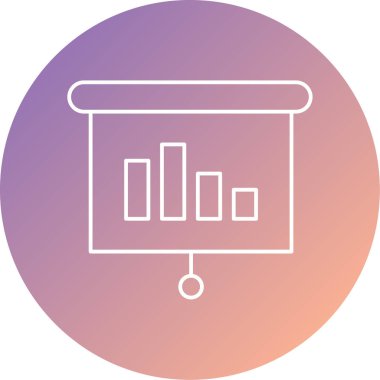 İş tanıtımı satırı vektör simgesi