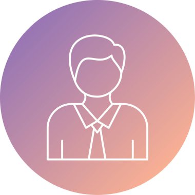 İnsan simgesinin vektör illüstrasyonu