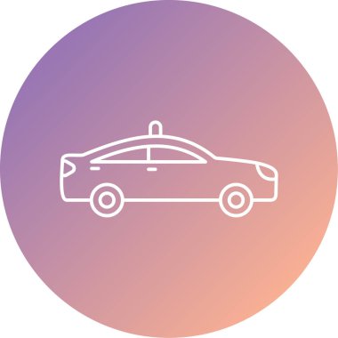 araba vektör simgesi modern basit illüstrasyon