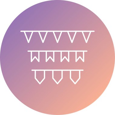 Web için çelenk simgesinin vektör illüstrasyonu