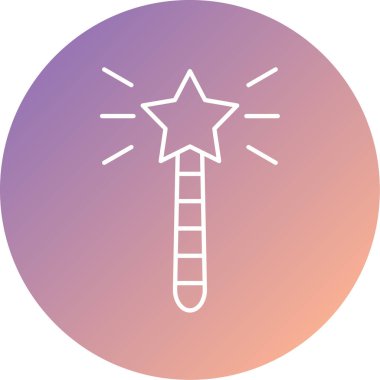 Yıldız. Web simgesi basit illüstrasyon