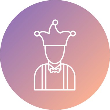 soytarı simgesi modada izole edilmiş arkaplan