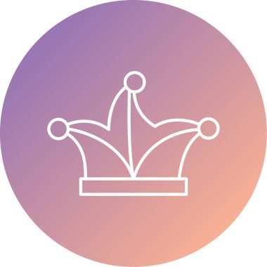 Vektör soytarı şapka simgesi tasarımı