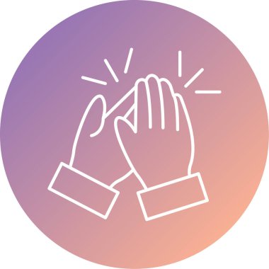 Eller simgesi düz vektör tasarımı