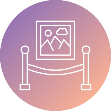 Galeri Simgesinin Vektör illüstrasyonu