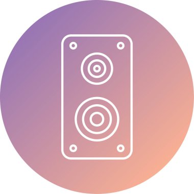 vektör sözcüsü Simgesi illüstrasyonu