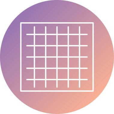 Bir çerçeve simgesinin vektör illüstrasyonu