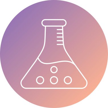 Benzersiz matara vektör simgesi modern basit illüstrasyon