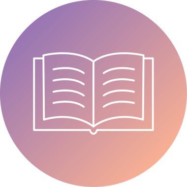 kitap simgesi vektör illüstrasyonu