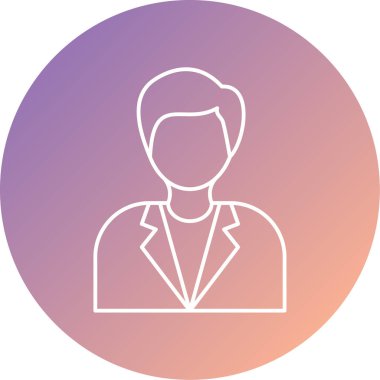 İnsan simgesinin vektör illüstrasyonu