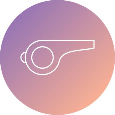 ıslık simgesi vektör illüstrasyonu