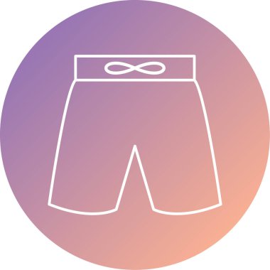 şort web simgesi basit illüstrasyon