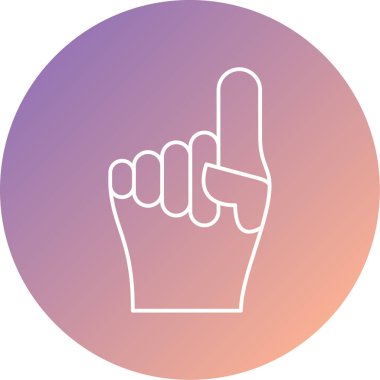 el simgesi vektör illüstrasyonu