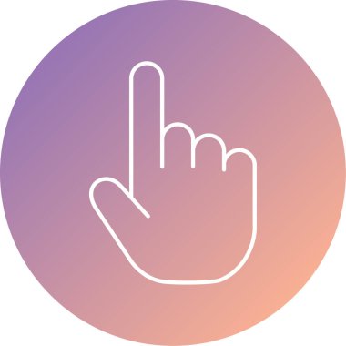 El imleci. Basit illüstrasyon