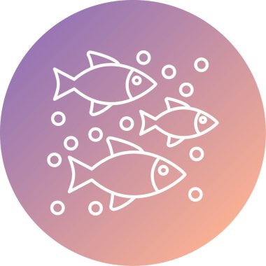 Balık, vektör ikonu