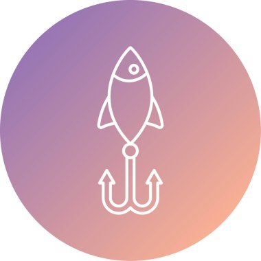 Balık, vektör ikonu