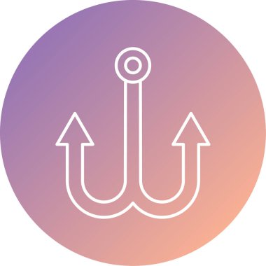 çapa simgesinin vektör illüstrasyonu